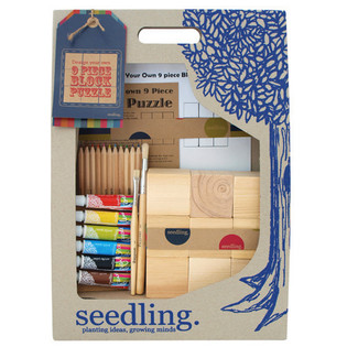 Seedling DIY-kit - Designa ditt eget kloss-pussel med 9 bitar