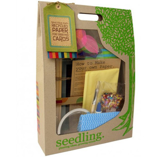 SEEDLING-KIT - Skapa egna gratulationskort av &aring;tervunnet papper