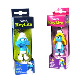 SMURF FICKLAMPA NYCKELRING I PRESENTKARTONG (2-pack)