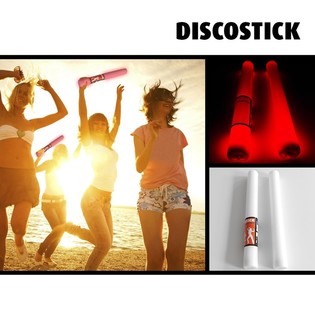 LED-SKUMSTAV ENF&Auml;RGAD - PARTYSTAV - R&Ouml;D - 38.5 CM (19 st)