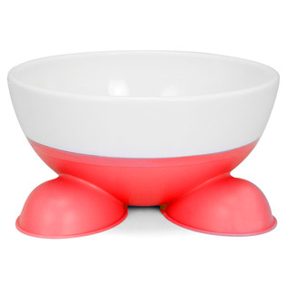 HEADCHEFS - Frukostsk&aring;l f&ouml;r Barn p&aring; Silikonf&ouml;tter - Rosa (1 st.)