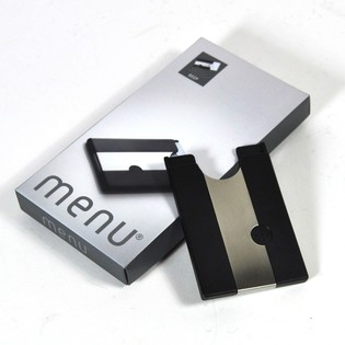 MENU - Korth&aring;llare med sedelkl&auml;mma och baksignal (1 st.)