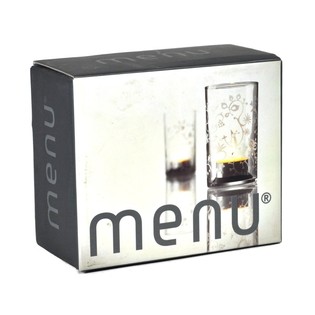 MENU - Värmeljushållare med frostat mönster, 2-pack (1 set)