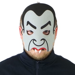 Dracula-mask i Skumplast (6-pack)