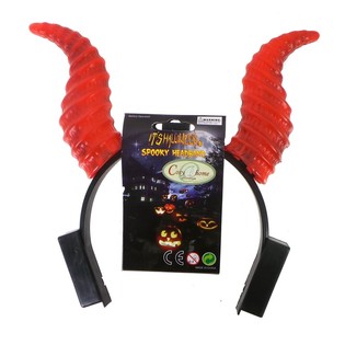 Lysande Dj&auml;vulshorn Diadem LED (18 st)
