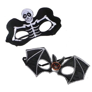 Skräckmask (Skelett eller Fladdermus) - 12-pack