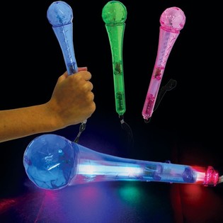 Lysande Leksaksmikrofon LED (12-pack)