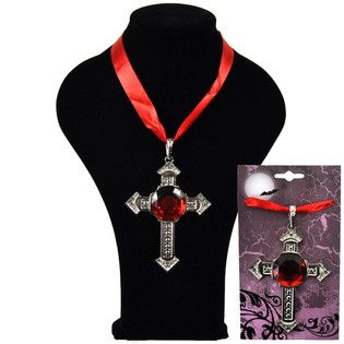 HALSBAND - MODELL: KORS MED RUBIN (9 st)