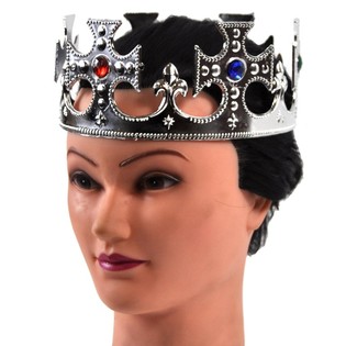 Silverf&auml;rgad Kungakrona - Modell Kors (12-pack)