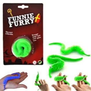 Magic Worm Funny Furry p&aring; Kort (42-pack)