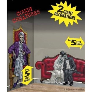 MEGA HORROR VÄGGDEKORATION (9 st)