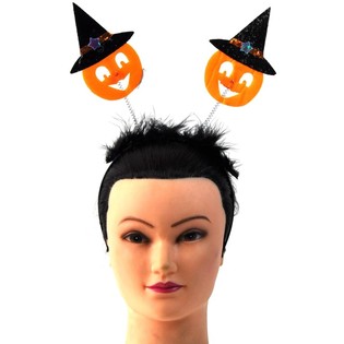 Halloween Diadem med Pumpor (6-pack)
