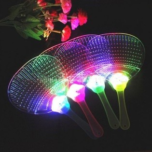 Lysande Handfj&auml;der LED i Display (12-pack)