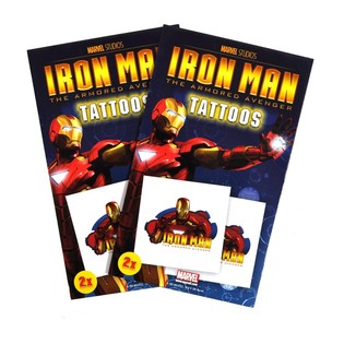 Marvel Tatueringar 2-pack - Modell Iron Man (50 st)