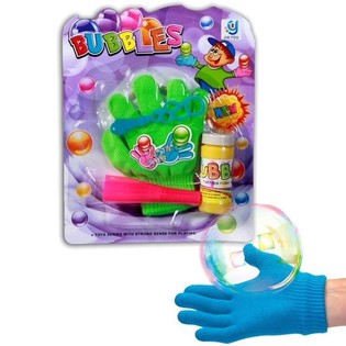 ***GADGET*** MAGISKA SÅPBUBBLOR MED HANDSKE (12 st)