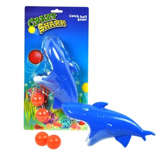 MEGA STOR HAJ CLICK 'N' CATCH FÅNGSTSPEL PÅ KORT (12 st.)
