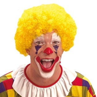 Gul Clownperuk (10-pack)