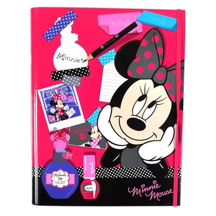 DISNEY MINNIE MOUSE MAKE-UP SKRIVSET I BOKFORM (3 st.)