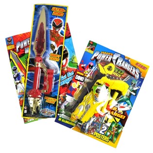 ***SUPERBILLIGT*** POWER RANGERS &Ouml;VERRASKNINGSPAKET, INKLUSIVE LEKSAK! (12 st.)