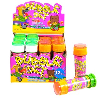 S&aring;pbubblor med Spel i Display (12-pack)