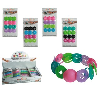 ***SUPERBILLIGT*** G&Ouml;R DINA EGNA F&Auml;RGGLADA ARMBAND (24 st.)