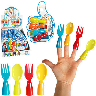 4-DELADE FINGERBESTICK P&Aring; KARTA (24 st)