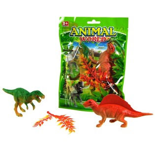 ANIMAL WORLD / DINOSAURIELEKSET (12 st)