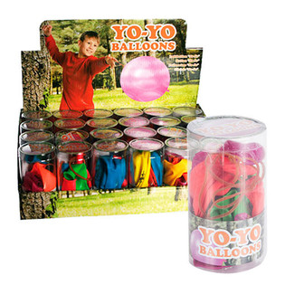 **BESTSELLER** 3-PACK PUNCHBALL-BALLONGER I TUB (24 tuber &aacute; 3 st)