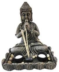 Dekorationsbuddha med Värmeljus & Rökelse (1 st)