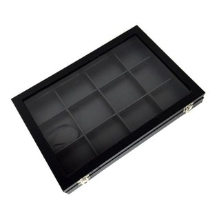 P&Auml;RLDISPLAY SVART 12 FACK + LOCK