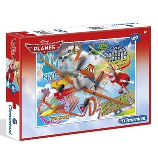 Clementoni Pussel Disney Flygplan 100 Bitar (6 st.)
