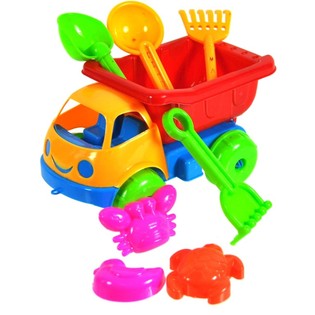 Strandset Leksak Tippbil 17 cm (10 st)