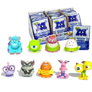DISNEY PIXAR MONSTERS UNIVERSITY MINIFIGURER I DISPLAY (24 st)