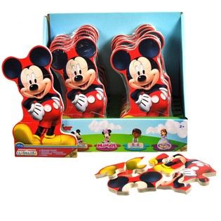 Disney Musse Pigg Clubhouse tr&auml;pussel i display (12 st.)