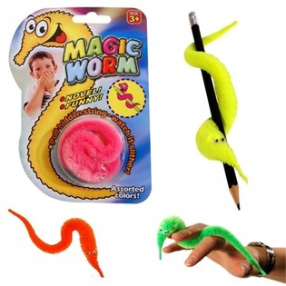 MAGISK TWISTY WORM P&Aring; KORT (12 st.)