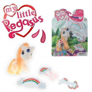 MY LITTLE PEGASUS Enh&ouml;rning p&aring; kort (24 st)