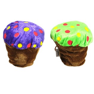 F&auml;rgglad plyschcupcake 10 cm (24 st)
