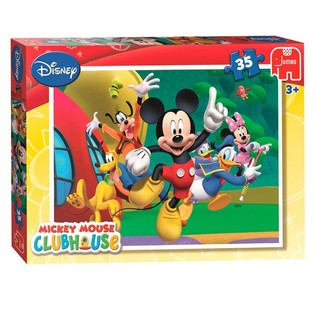Jumbo Disney Mickey Mouse Clubhouse Hoppar Pussel 35 Bitar (3 st.)