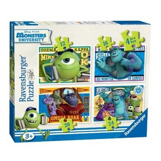 DISNEY PIXAR MONSTERS UNIVERSITY PUSSEL 4-I-1 (6 st.)