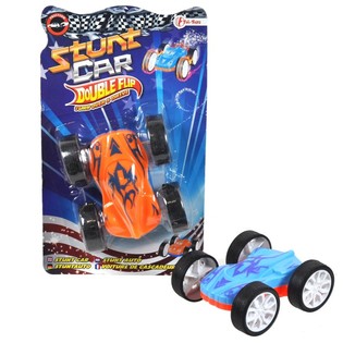 Friktionsdriven Stuntbil / Flip Over Car (6-pack)