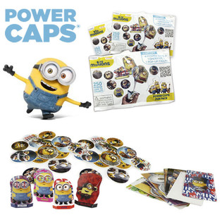MINIONS POWER CAPS FUN PACK SKIVSKYTTAR I BLINDBAG (100 st.)