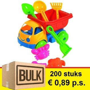 ***PARTIERBJUDANDE*** LEKSAKSLANDSET MED TIPPBIL 17 CM (200 st.)