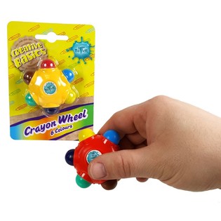 MULTI COLOR KRIT-HJUL P&Aring; KORT (24 st.) - GADGET