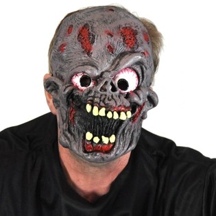 Flexibel zombiemask (3-pack)