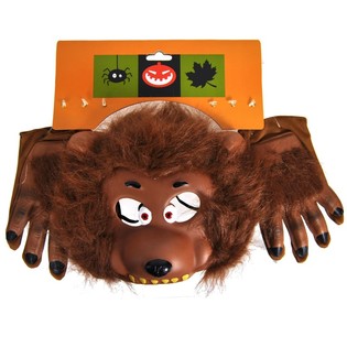 Vargmask med Handskar (6 st.)