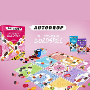 Autodrop Spel - Det Galna Br&auml;dspelet med Godis (2 st)