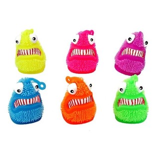 STORA LYSANDE PUFFER-MONSTER MED LJUS Ø9,5CM (12-pack)