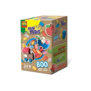 SES Creative Funmais Mix 800 st - Biologiskt Nedbrytbar Pysselmajs