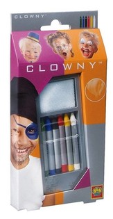 SES Clowny Ansiktssminkpennor (6 färger) (1 st.)