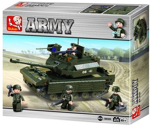 Sluban Stridsvagn M38-B6500 Army Byggklossar (1 st.)